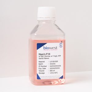 Photo of Ham's F14 w/ 6 g/L Glucose w/ 1 mg/L ATP - L0138 - Biowest