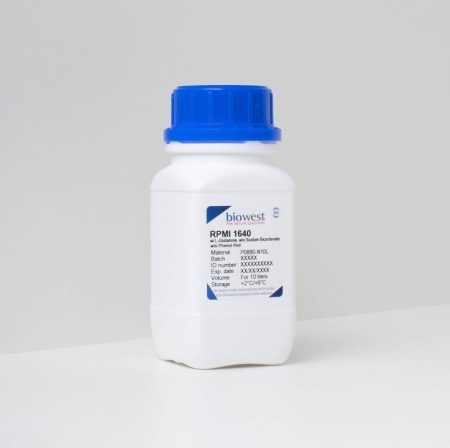 Photo of RPMI 1640 with L-Glutamine without Sodium Bicarbonate without Phenol Red - P0880 - Biowest