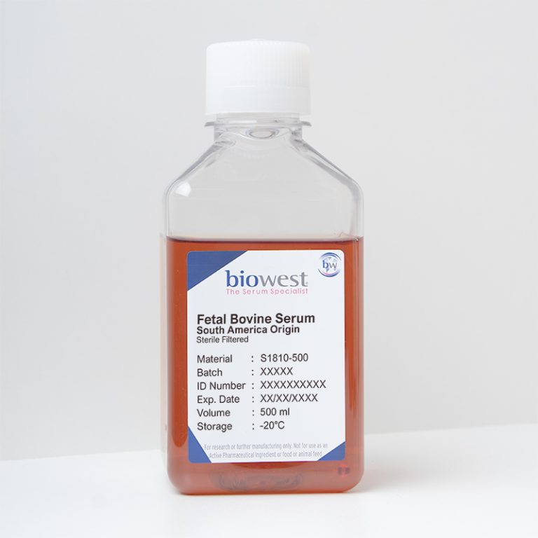 Fetal Bovine Serum (FBS) South America - S1810 - Biowest | Your best ...