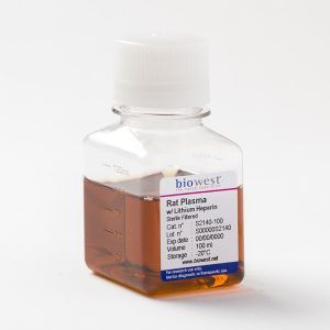 s2140 plasma de rat avec héparine de lithium