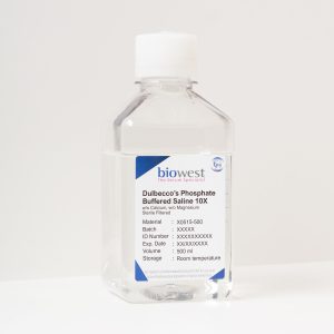 Photo of Dulbecco's phosphate buffered saline (dpbs) 10x w/o calcium w/o magnesium - X0515 - Biowest