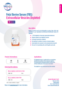 FBS E.V Depleted Biowest