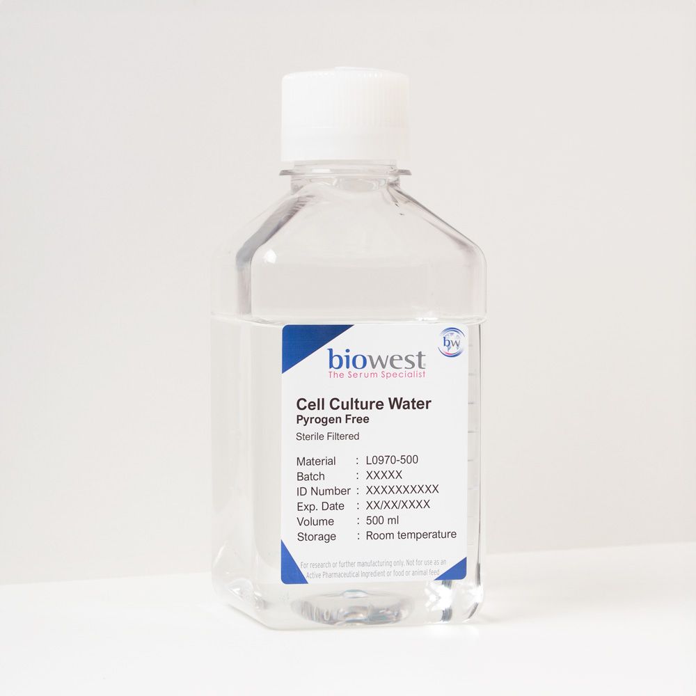 Cell Culture water Pyrogen free