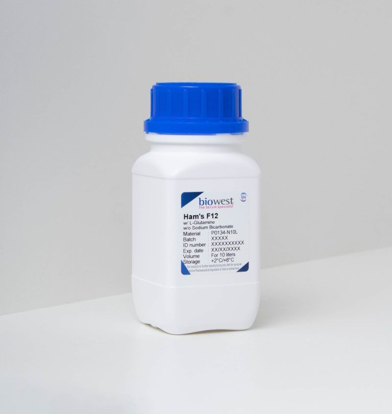 Ham's F12 w/ L-Glutamine w/o Sodium Bicarbonate