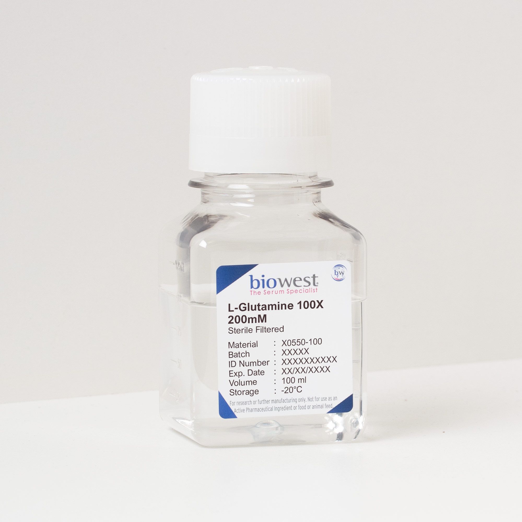 L- Glutamine 100X, 200 mM