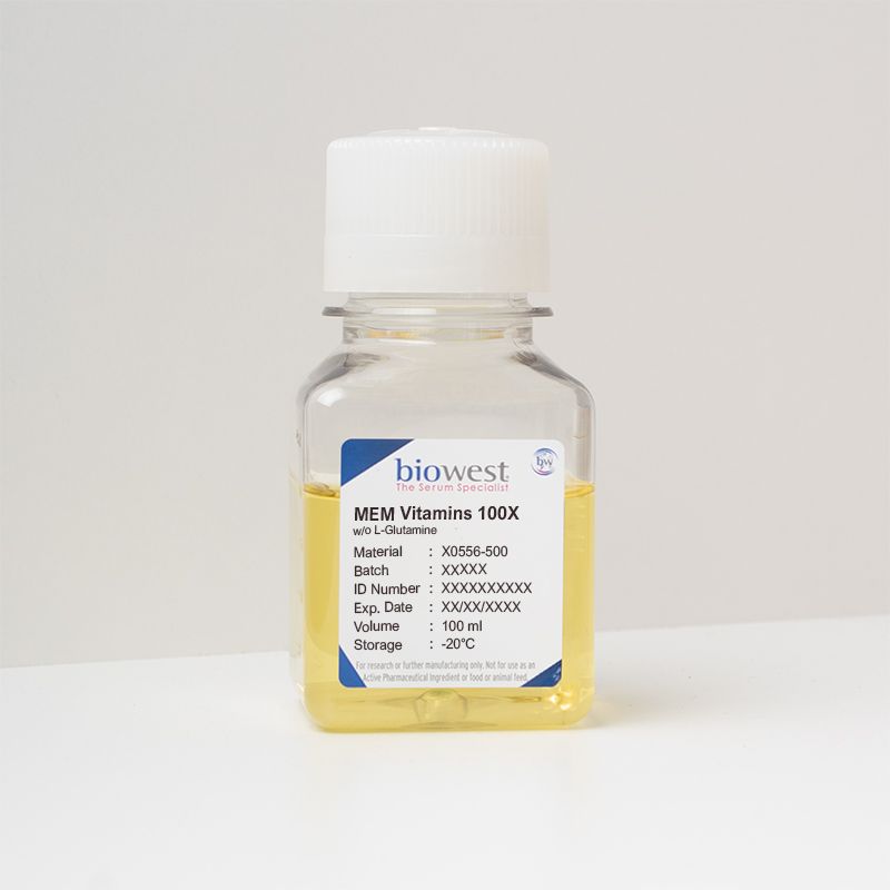 MEM Vitamins 100X w/o L-Glutamine